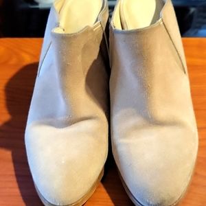 Beautiful suede Michael Kors mules. Gently worn in excellent condition